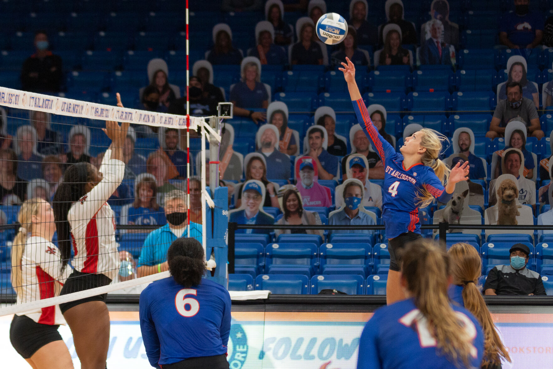 UTA volleyball drops two home matches against Louisiana-Lafayette